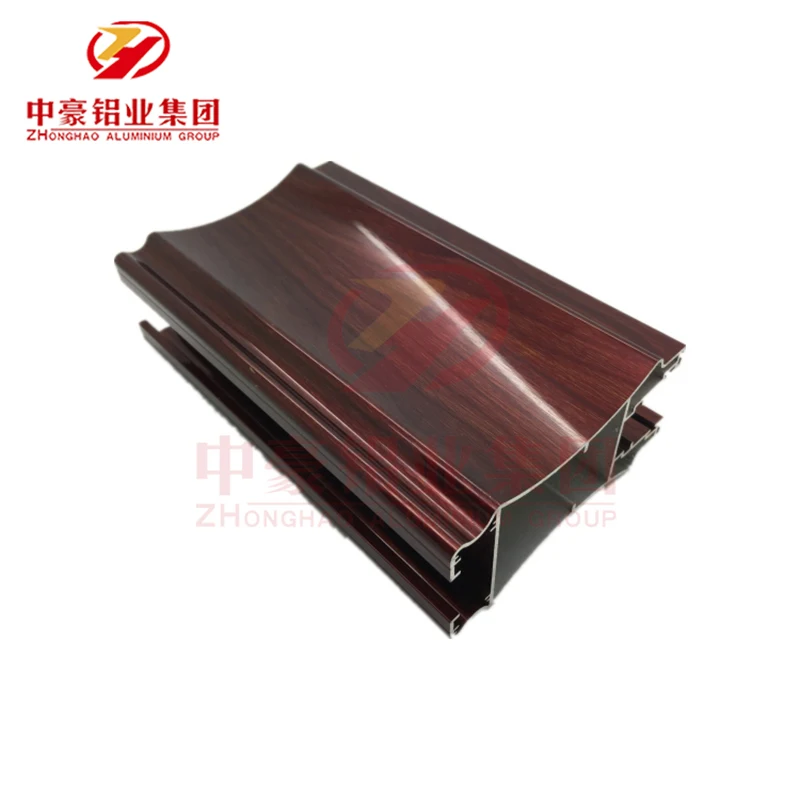 China customized Aluminum Extrusion Profile machine for door and window kitchen cabinet 6063 alloy with virous surface treatment