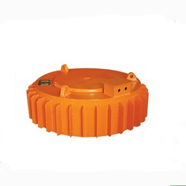Electro magnet iron separator for conveyor belts