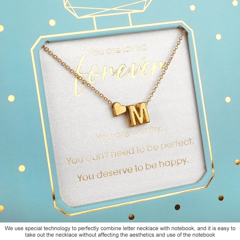 Индивидуальная печать бумажных духов, Роскошная золотая фольга в твердом переплете, женские спиральные блокноты формата A5 для журнала с ручкой и ожерельем, подарочный набор