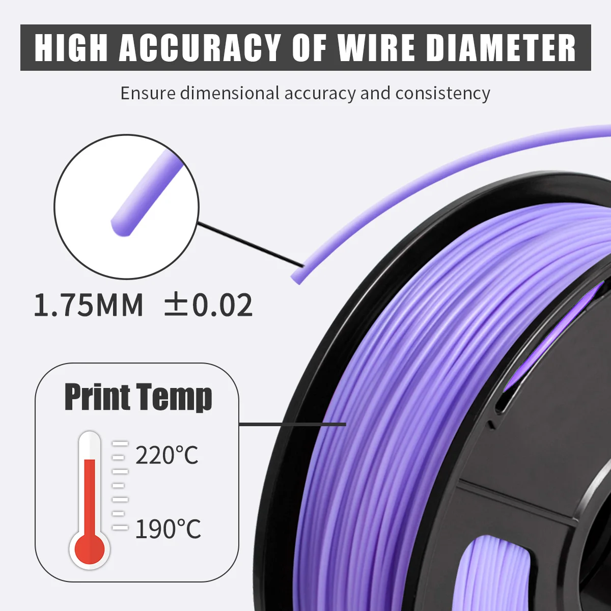 Sunlu Wholesale1.75 3Mm Pc Red Abs Filament For 3D Printer