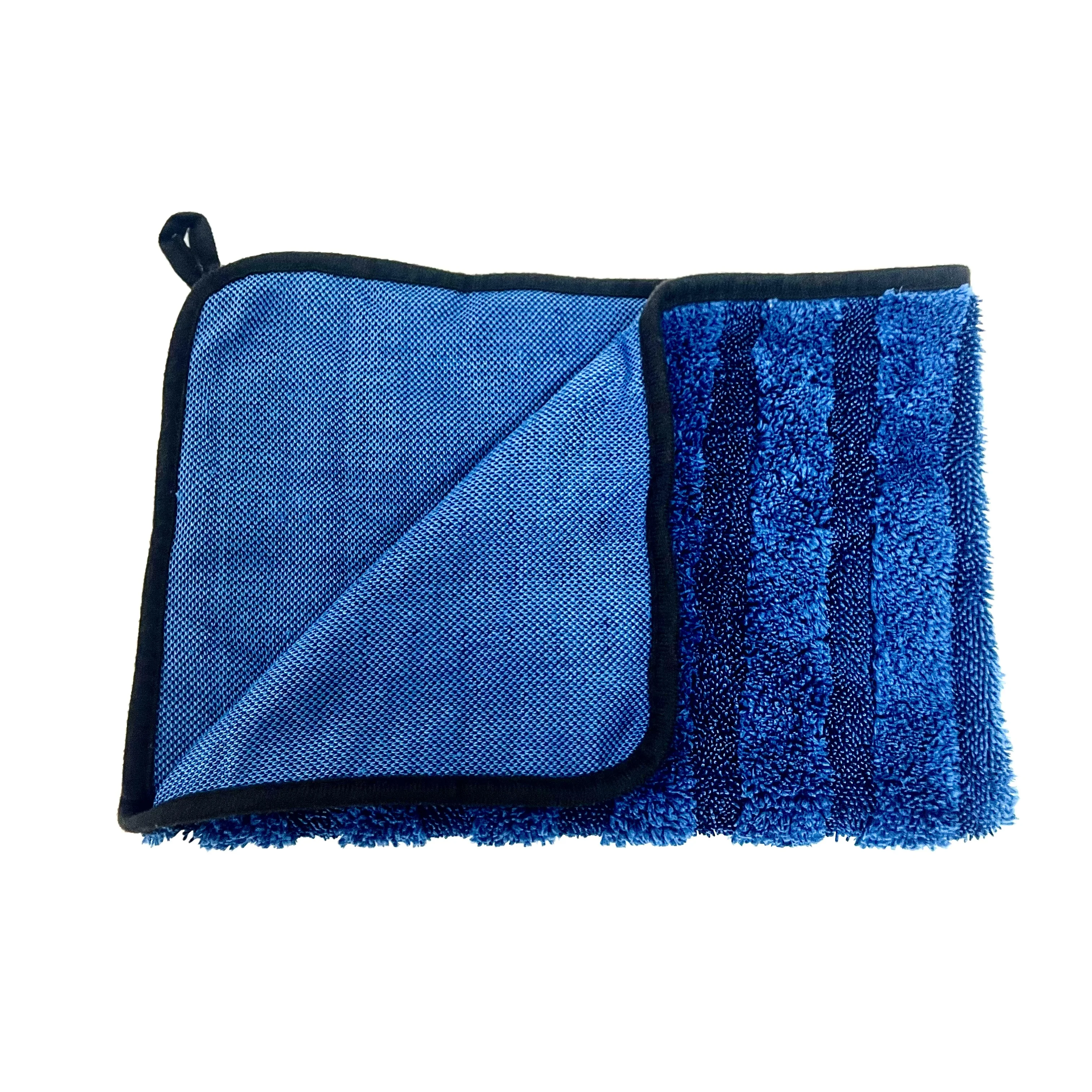 Selected Auto single side thick pile twisted loop car detailing towel car wash drying microfiber cleaning towel hybrid car towel