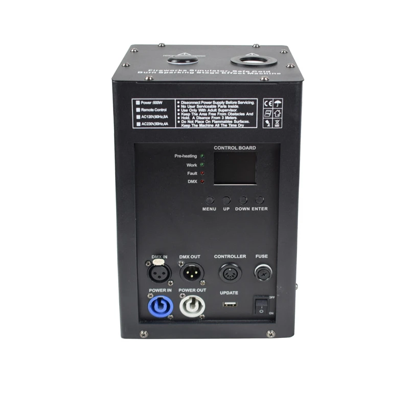 Remote Cold Spark Machine Stage Fountain cold fireworks machine stage for Wedding Stage