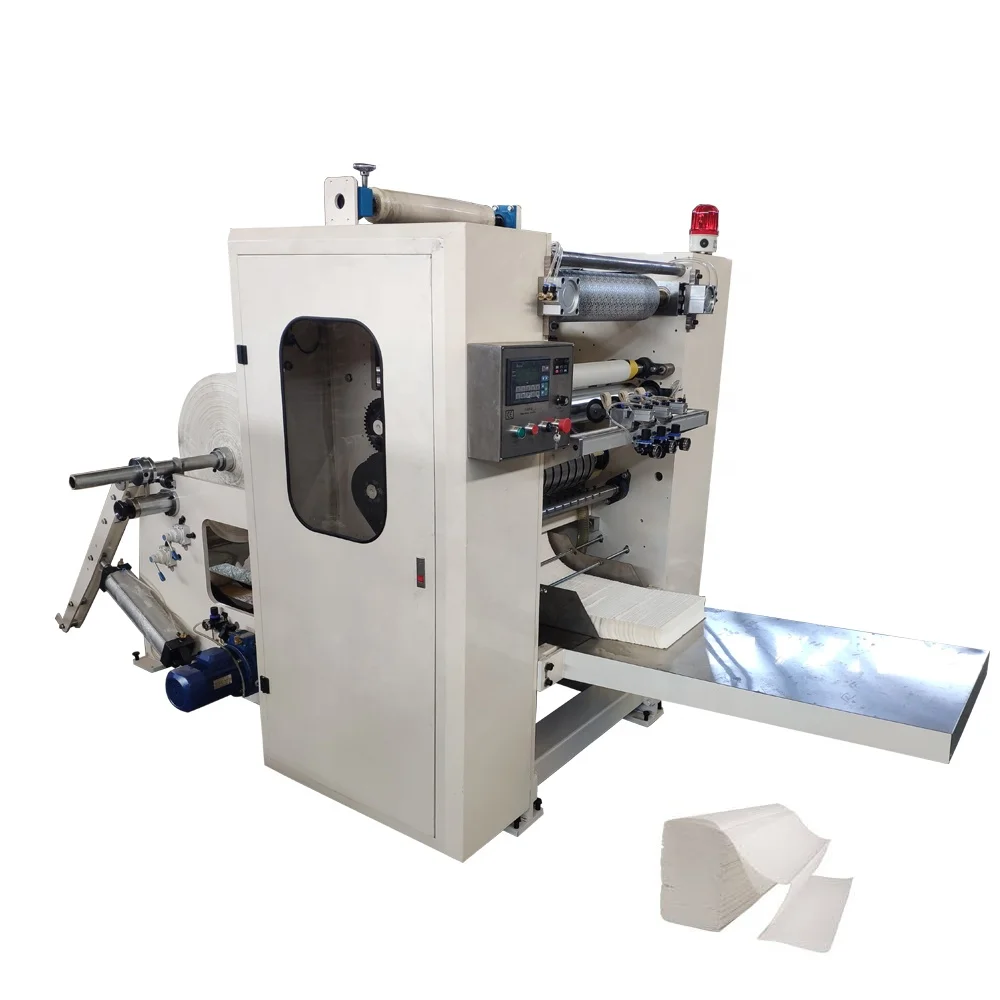 Fully automatic  N Z fold hand towel tissue paper making machine
