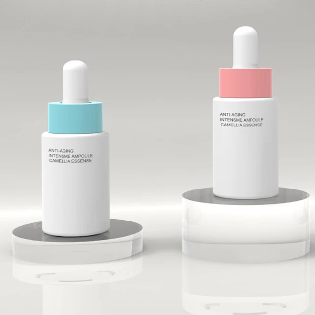 White glass bottle milk glass bottle 15ml 20ml 30ml for Essential Oil