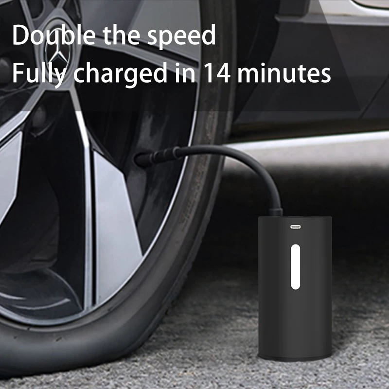 Car air pump wireless portable bicycle football car tire electric air pump