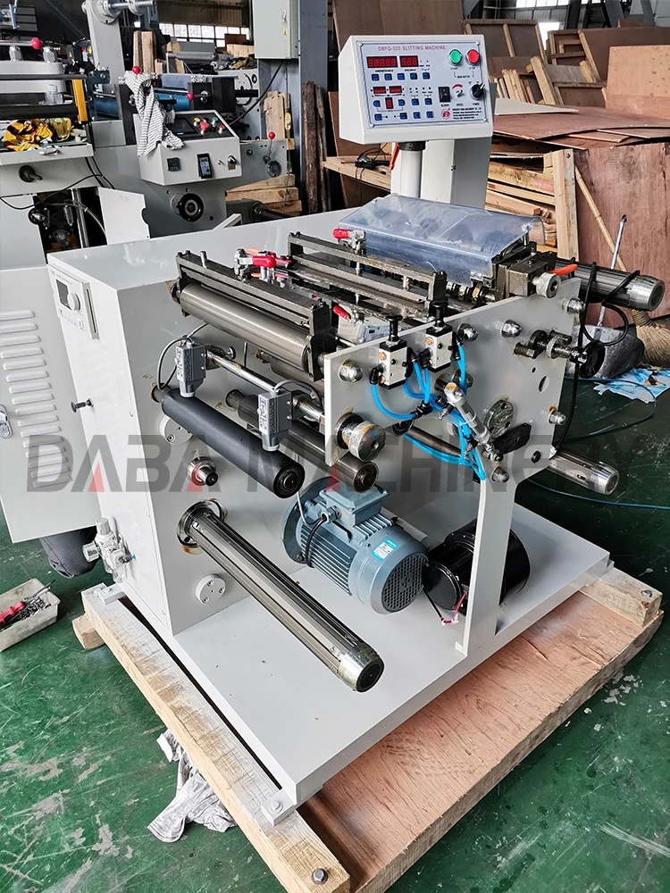 roller thermal paper circular razor blade slitting rewinding machine
