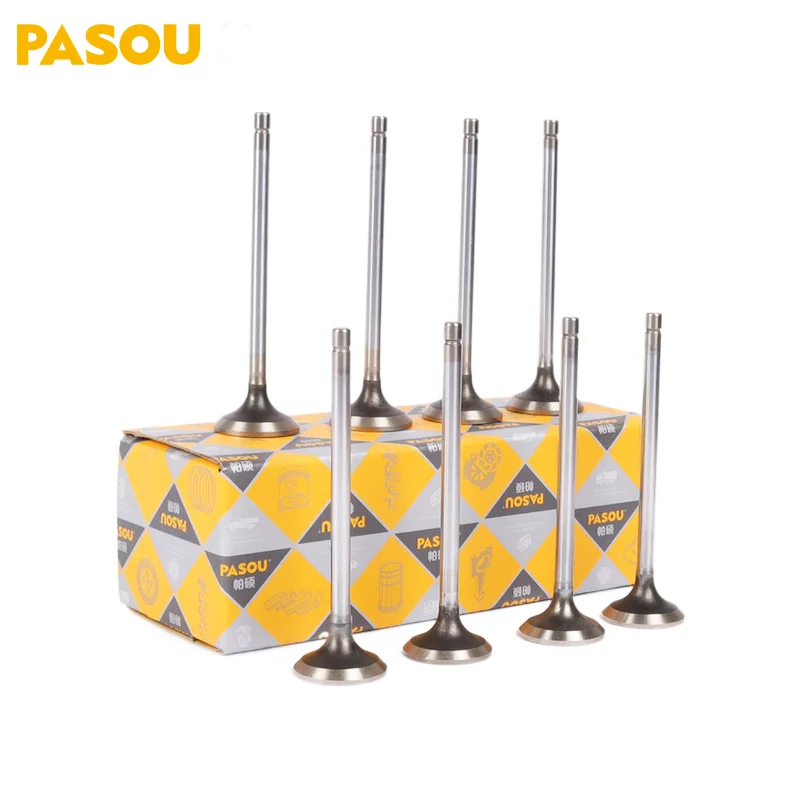 PASOU High Quality 5308265 5256949 Isf2.8 Engine Spare Parts Exhaust Valve For Cummins Isf 2.8