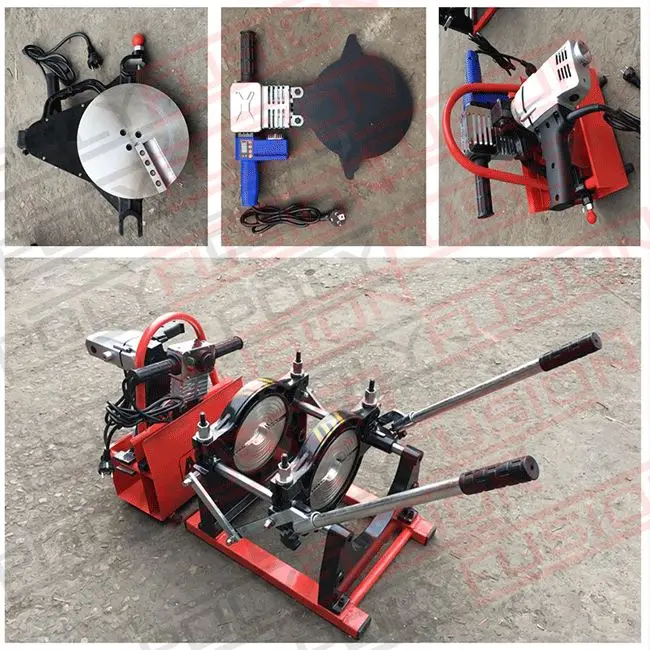 PFT40-160mm Manual Butt Fusion Welding Machine Plastic Pipe Welders PE HDPE Pipe Welding Machine