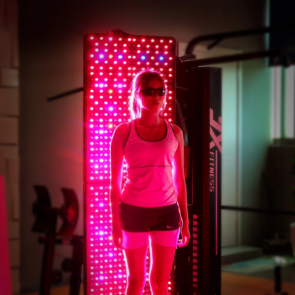 OEM ODM 7 Wavelength Large Size Customization Full Body Lamp PDT Machine Infared Device Led Red Light Therapy Panel for Fitness