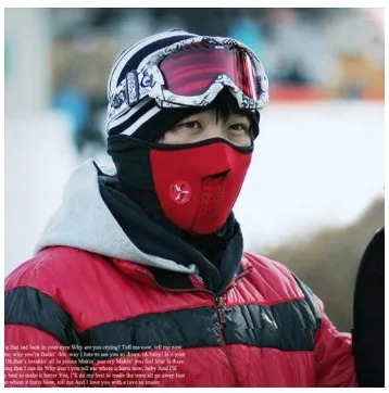 Warm Windproof Face Mask Outdoor Riding Bicycle Winter Facial Shell for Unisex