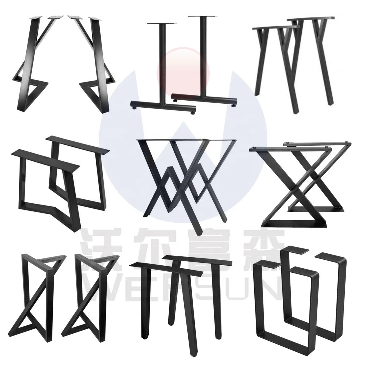 Современная фурнитура, металлическая чугунная рамка из нержавеющей стали, ножка журнального столика для журнального столика