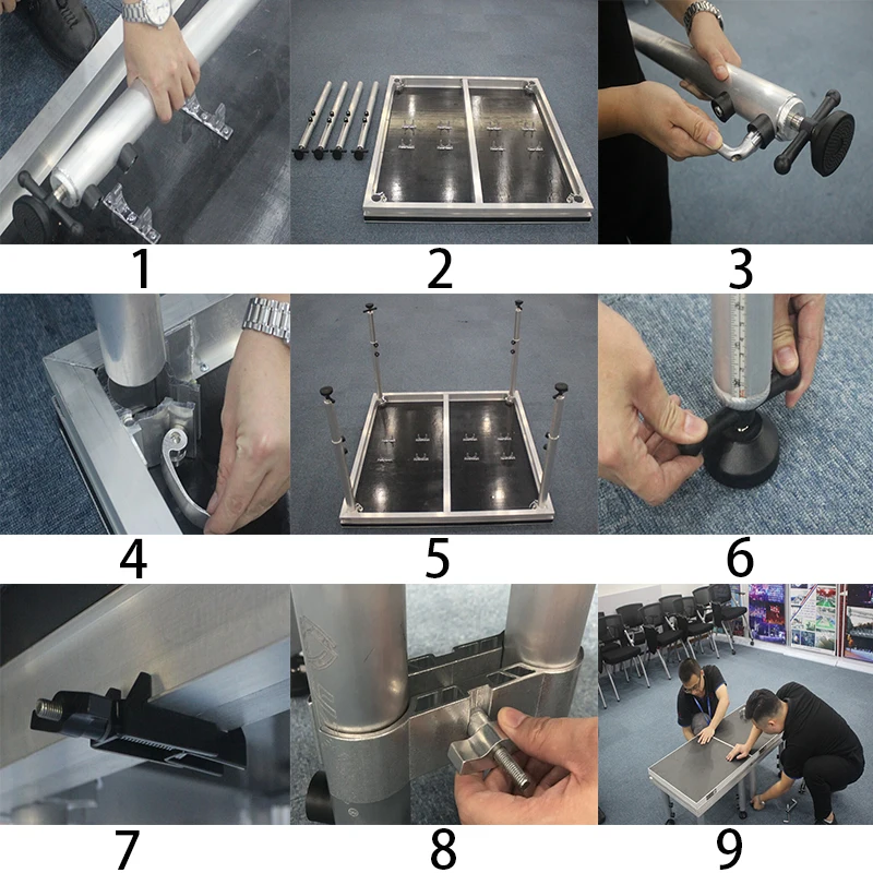 Concert Aluminum Stage Portable Platform Music major event staging Drum Risers Wedding Theater Stage