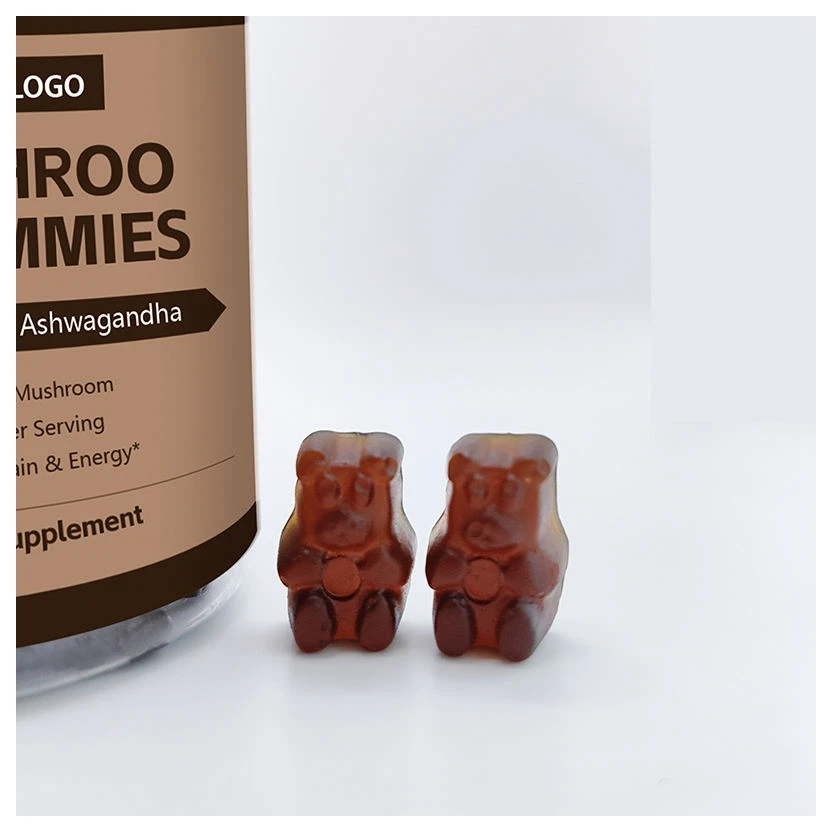 New Model Customized Men And Women Use Providing Energy Fruit Flavor Mushroom Gummies