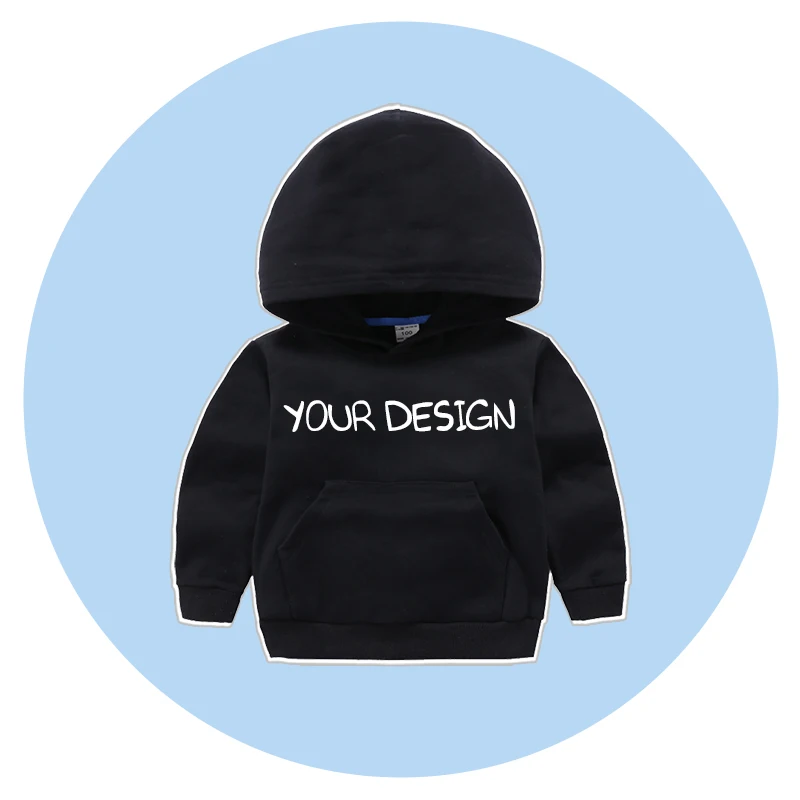 100% cotton Hoodies for boys and girls 8-14 years Hoodies for children Custom logo Terry