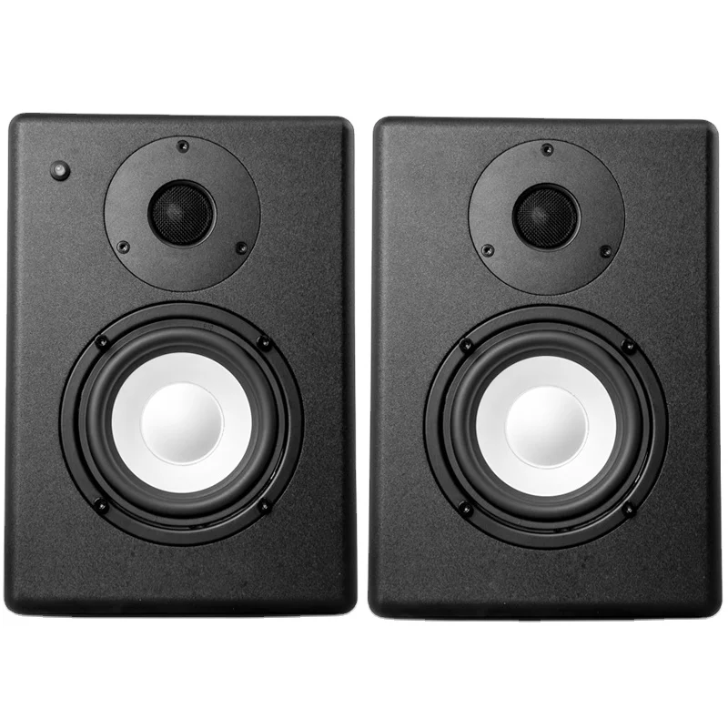 Bi-amplified Smooth Sound Quality Speakers Bookshelf Magnetically Shielded Wooden Cabinet Desktop Computer Monitor Speakers