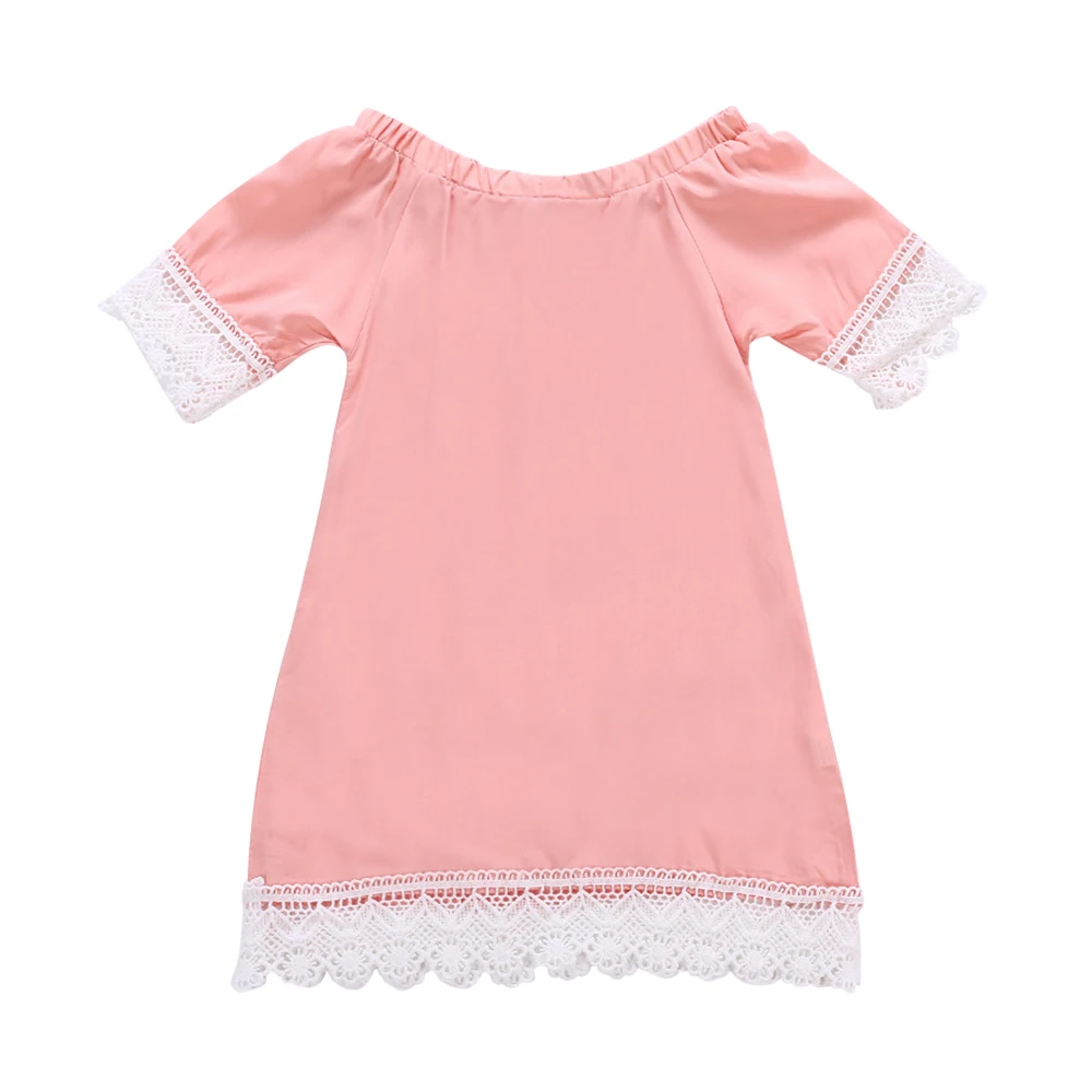 What&why Fashion Cheap Baby Girl Nightgown Stylish Child Nightdress High Quality Children Clothing European Style Wholesale