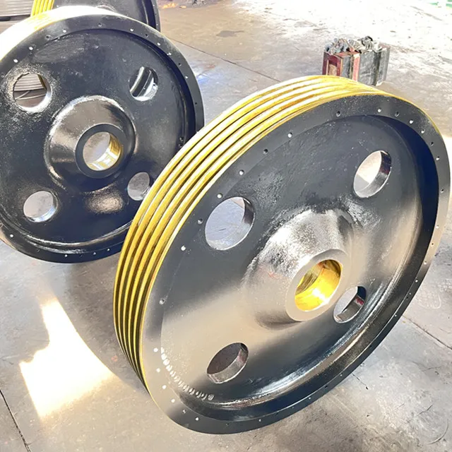 QT450-10 чугунный шкив для дробилки