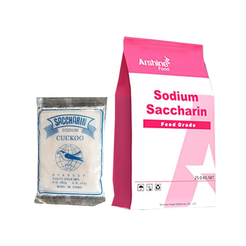 Sodium Saccharin Sugar China Cuckoo Brand Anhydrous 1Kg 25Kg 8-12 Mesh 20-40 Mesh Europe Sweetener Price Sodium Saccharin