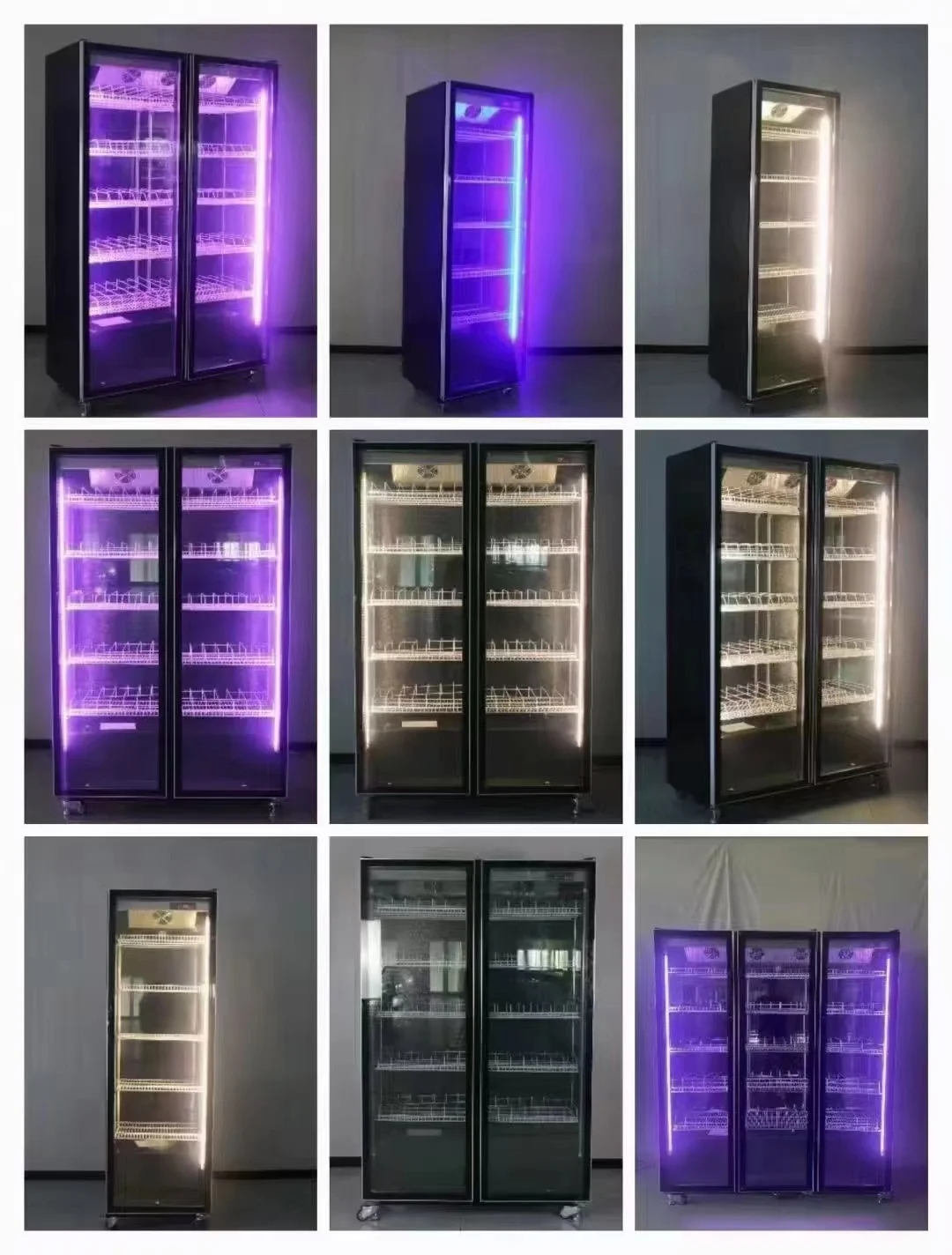 Factory direct price sale alcoholic beverage display freezer cola drink cooler luxury upright freezer for sale cooler