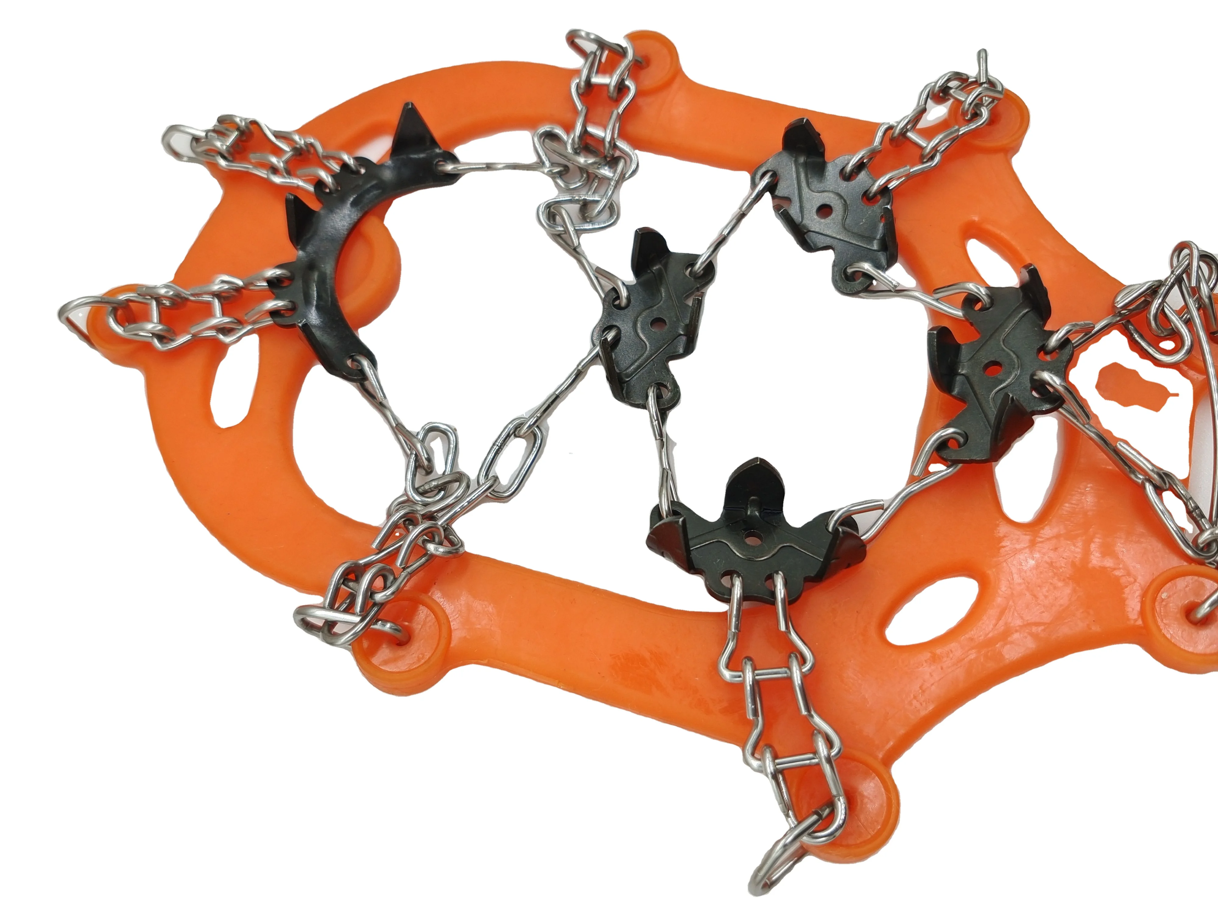 Anti slip silicon rubber soccer cleats climb ice crampon