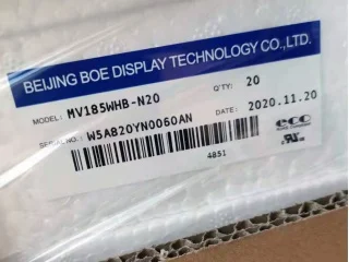In big stock wholesale price MV185WHB-N20 BOE original 18.5 inch super OC LCD Panel GLASS 1366*768 IPS LCD open cell