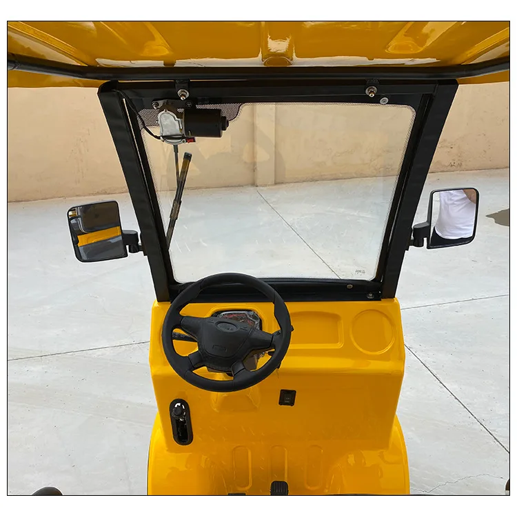 Customized Amusement Park Essential Mini Sightseeing Car 2/4/6-seater Electric Cartoon Patrol Car Low-speed Safety