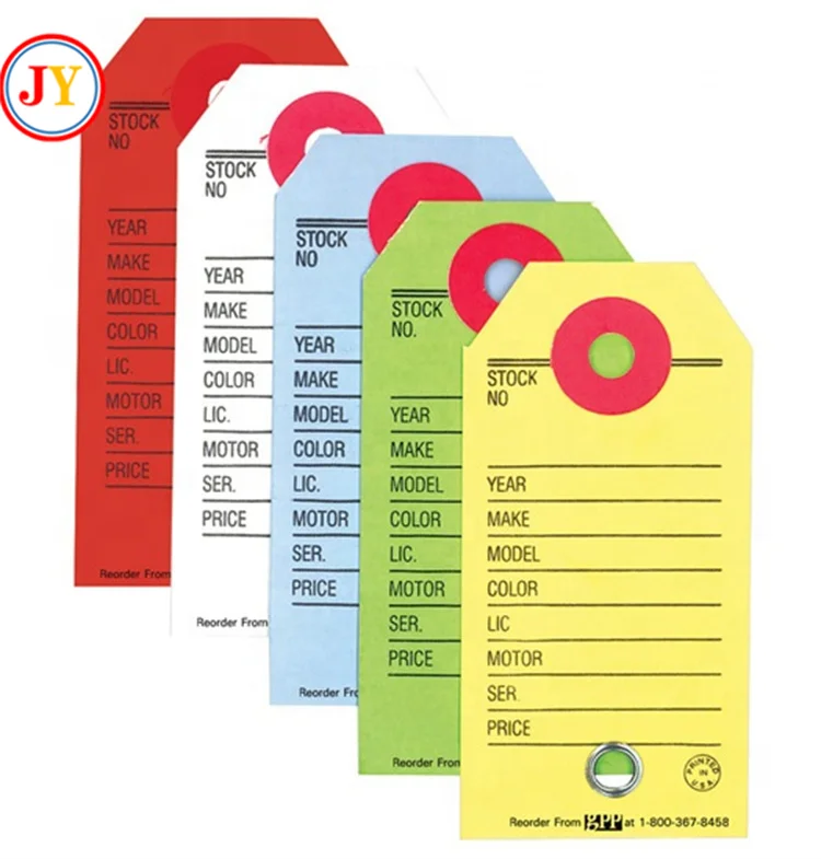 High Quality Best Price Key Tag Blank White Vinyl Self Locking Arrow