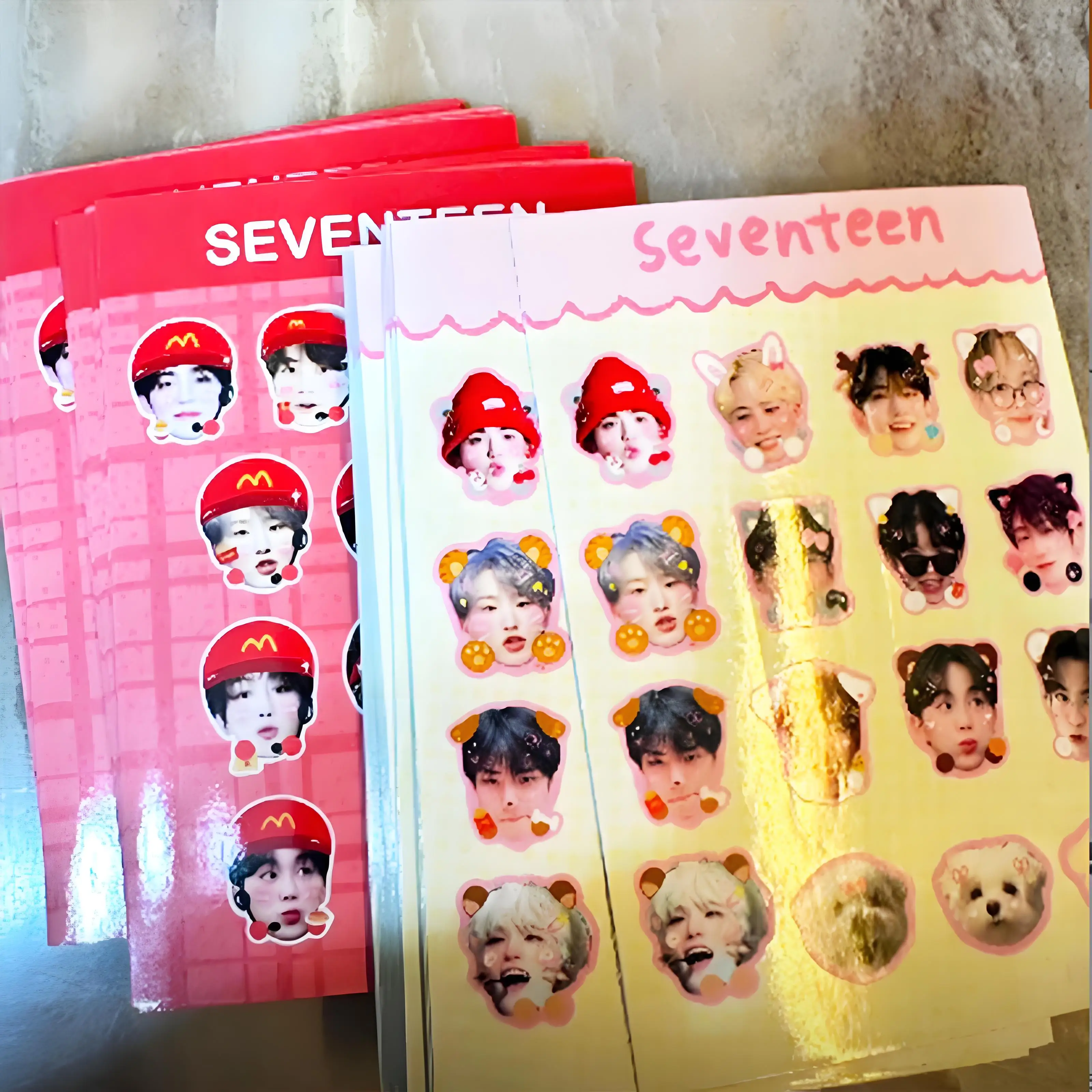 TG9001 Personalized cutting stickers custom printing adhesives vinyl logo glitter kiss cut stickers die cut stickers sheet