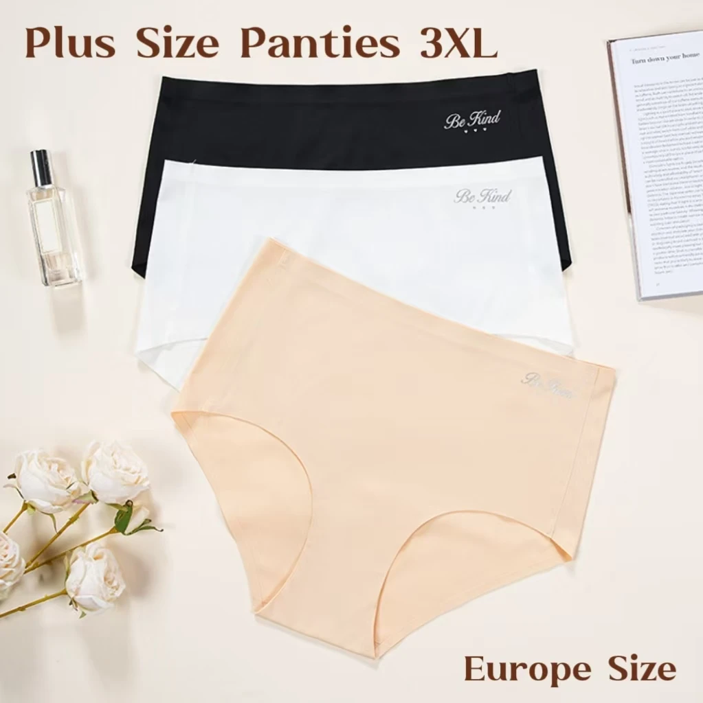custom logo wholesale plus size panties high waist