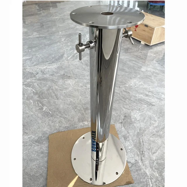 Seat Chairs 316 stainless steel Pedestal for  Boat Yacht Helm, Fishing ,Marine, fighting ,Pilot, Boat,deck,chair Yacht
