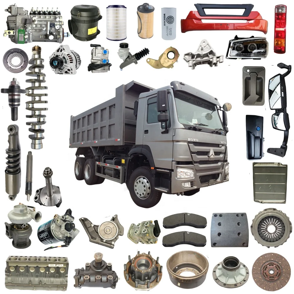 SINOTRUCK HOWO Dump Truck Spare Parts 290 336 371 420 HP Truck Parts