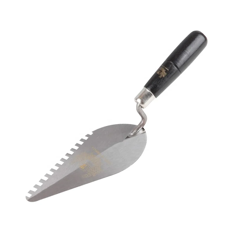 Professional Sale Concrete Bricklaying Wooden Handle Plastering Trowel Hand Trowel