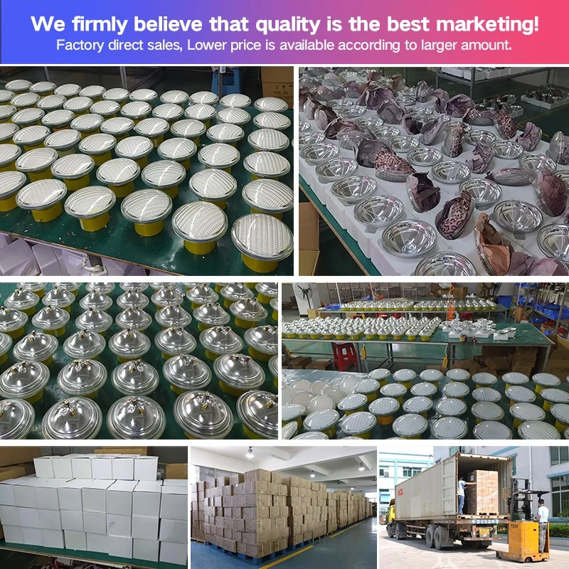 Blue Elephant Glass Par56 Pool Light Replacement Par 56 Led Lamp Led Light Source Waterproof Swimming Pool Lamp