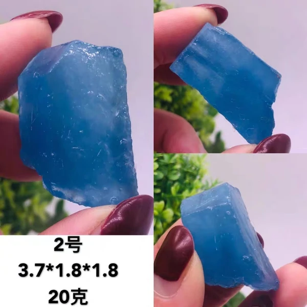 High Quality Blue Aquamarine Crystal Jewelry Gemstone Raw Aquamarine Crystal Stone
