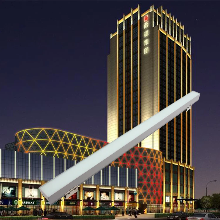 Waterproof outdoor Aluminum 15W 24W 8Pixels RGB RGBW led linear light for Commercial Shop