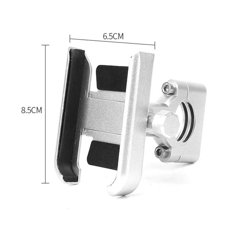 New aluminium motorbike phone holder for  4'-6.5' mobile devices