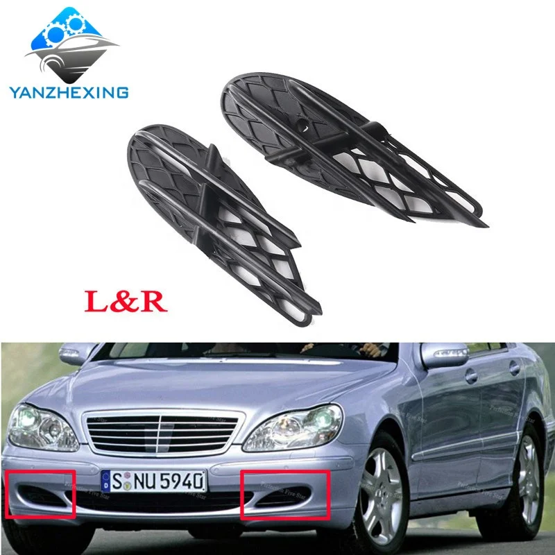 2208851323 2208851623 For Mercedes-Benz MB S-Class W220 2003 2004 2005 2006 Front Bumper Lower Side Grille