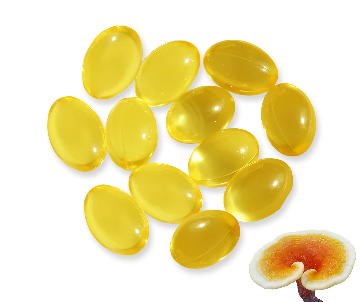  OEM 100% органическое вещество Ganoderma Lucidum Reishi гриб спора масла Softgel капсулы с частной