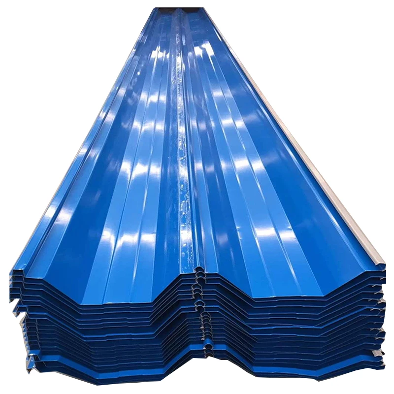 Hot Selling color coated corrugated steel sheet roof tiles for structure house building material color roofing tile steel shingl