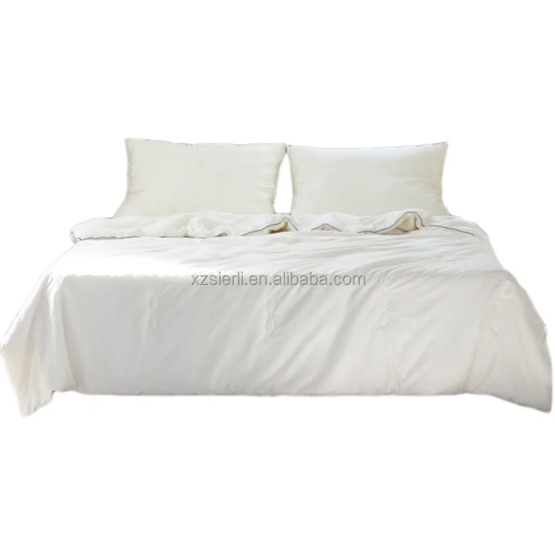 Home Collections All Season Silk Comforter/Duvet 100%  Silk Filling and  Cotton Cover, Soft Breathable