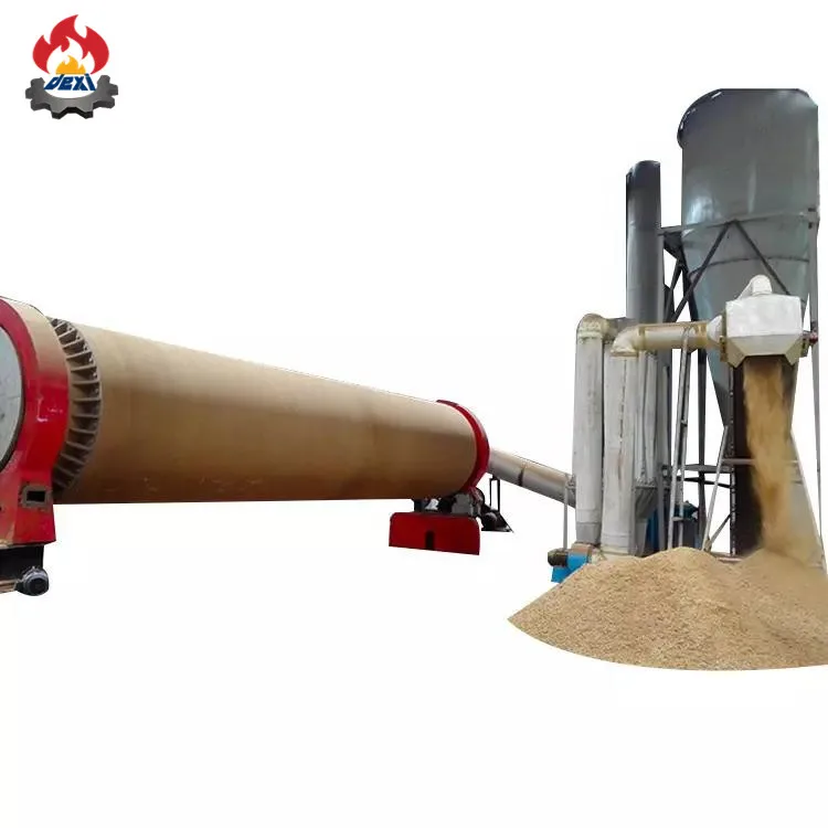 Different sizes High Efficiency Bamboo Sawdust Rolling Drum Rotary Dryer