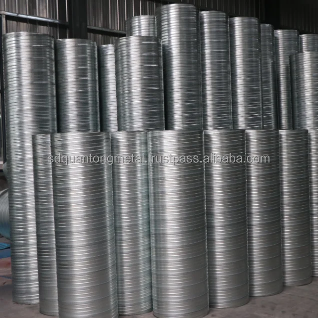 Spiral duct galvanized insulation ventilation smoke exhaust duct industrial environmental protection ventilation duct processing