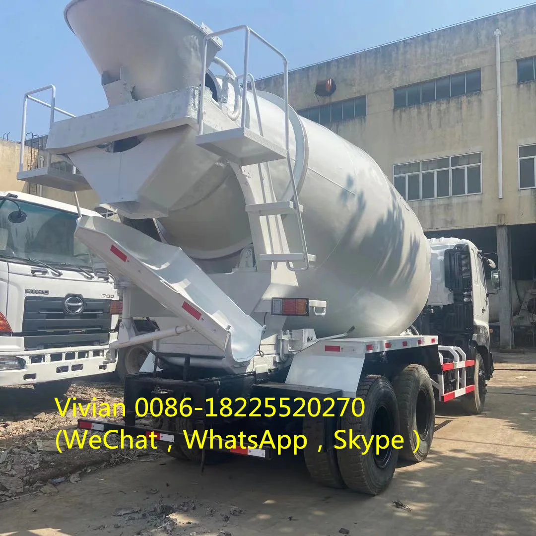 Б/у Бетономешалка Hino 700, строительная машина, низкая цена, распродажа