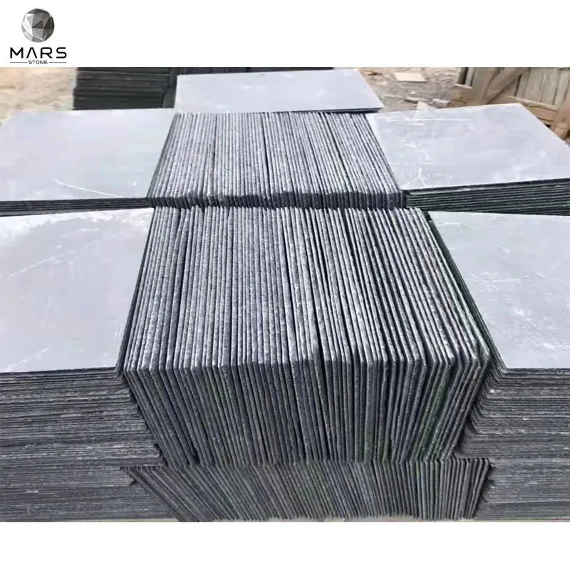 China Factory  Natural Stone Black Roof Slate Tiles For Villa Slate Roofing