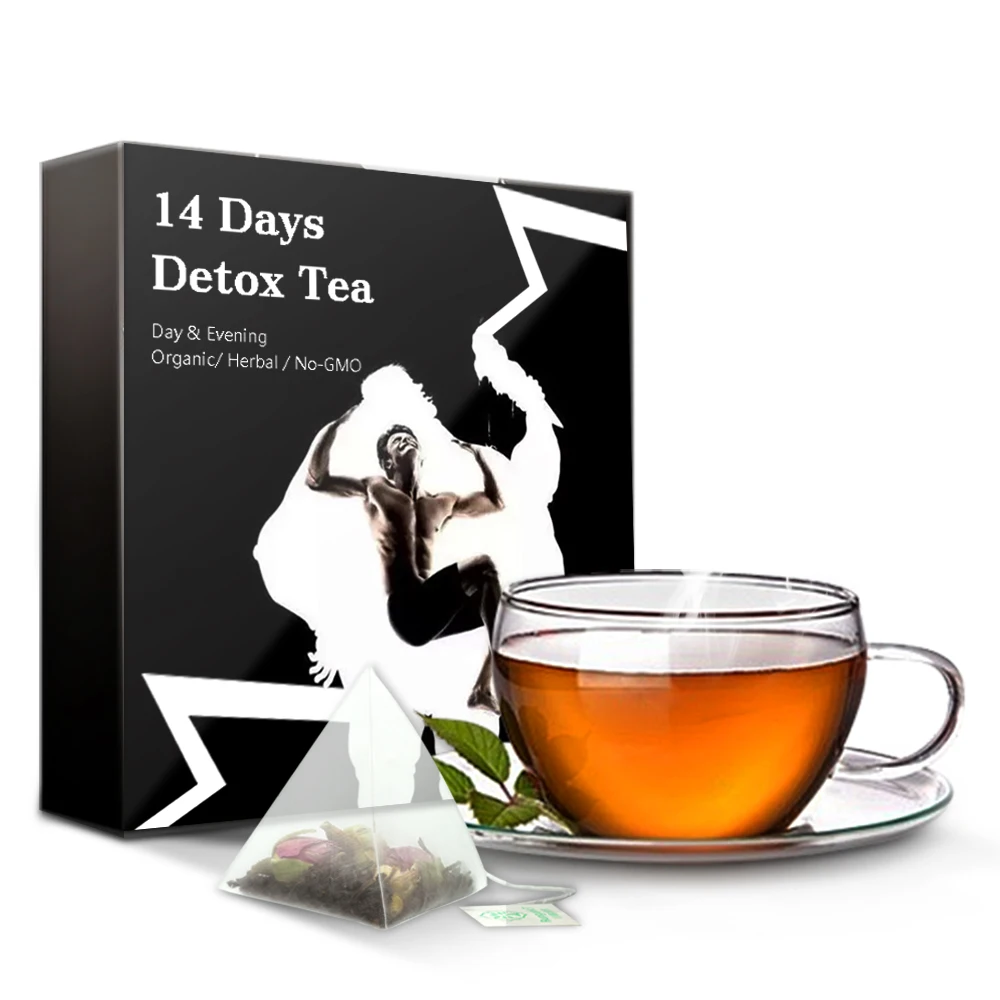 Free Sample Beauty Weight Lose 28 Day Herbal Green Slimming Detox Tea