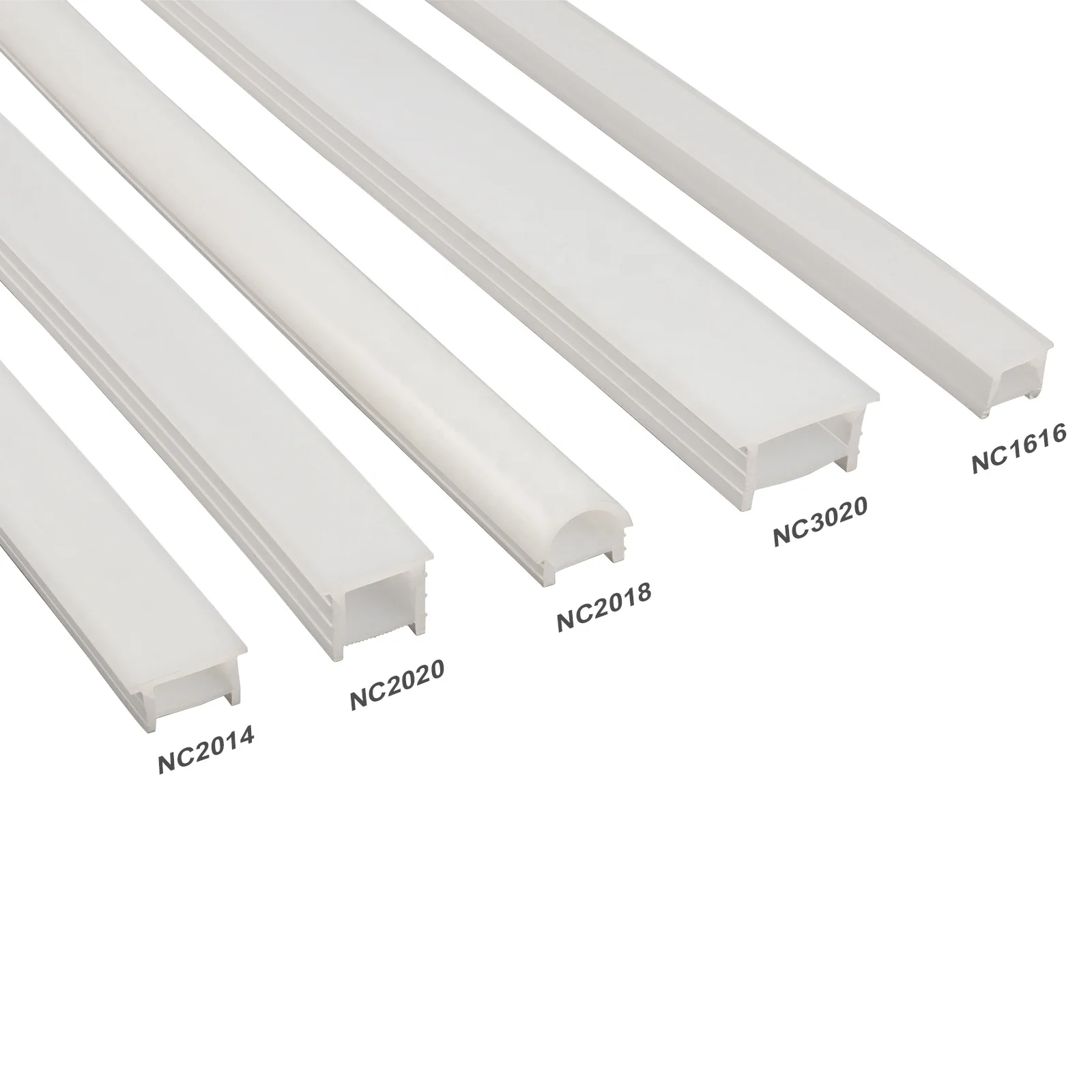 New Arrivals Recessed Silicone Led Strip Channel PC Cover Neon Tube For Strip Light