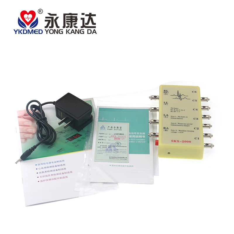High Quality Laboratory ECG Signal Generator / Vital Signs Simulator Electric Device Plastic Ce Ecg Blood Pressure Device 1years