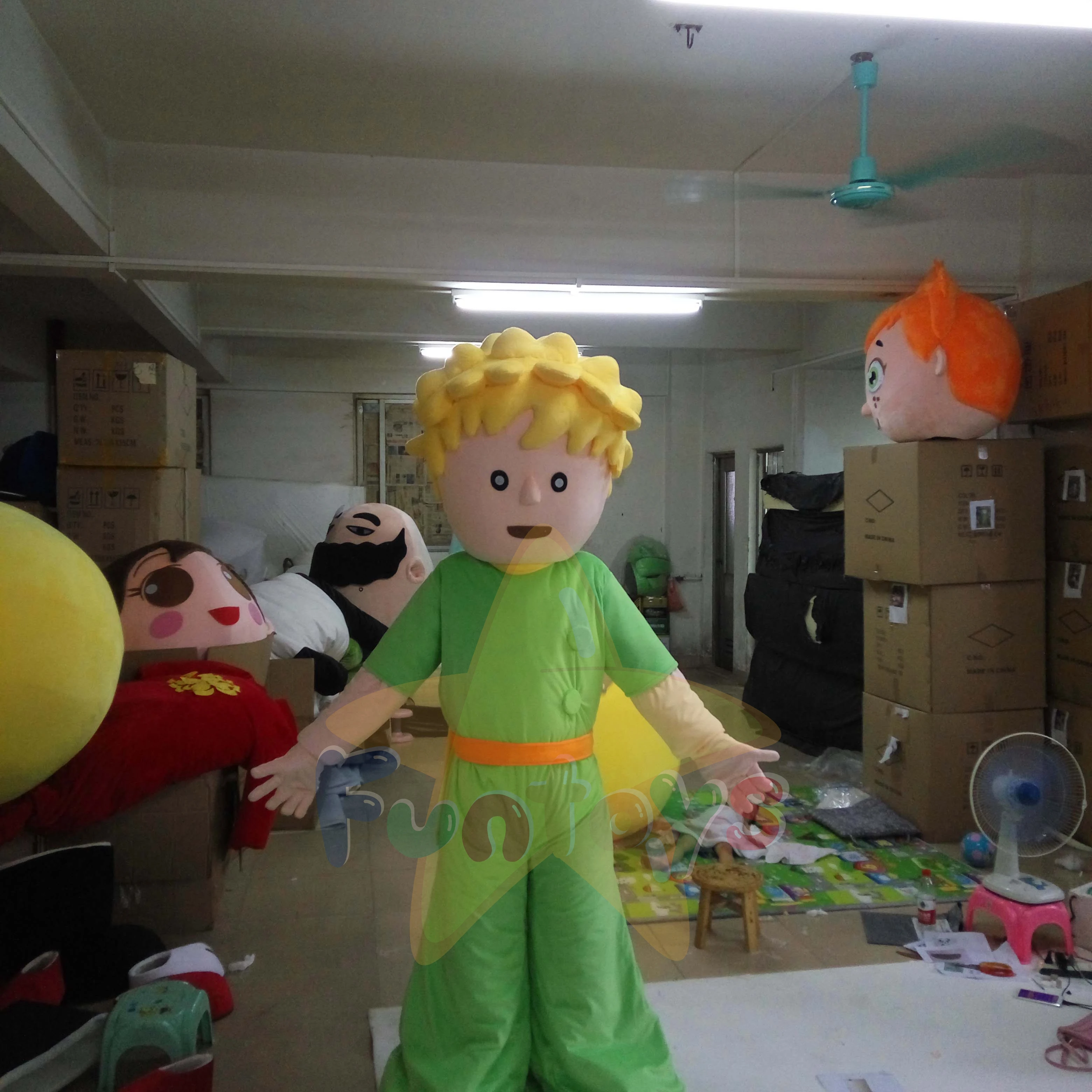 Funtoys Anime Movie Le Petit Prince Adult Cosplay Cartoon Mascot Costume Halloween Christmas Party Suit for Boys