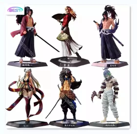 30CM GK Demon Slayer: Kimetsu no Yaiba Giyuutarou / Daki / Tsugikuni Yoriichi / Kokushibo / Douma Anime Figures