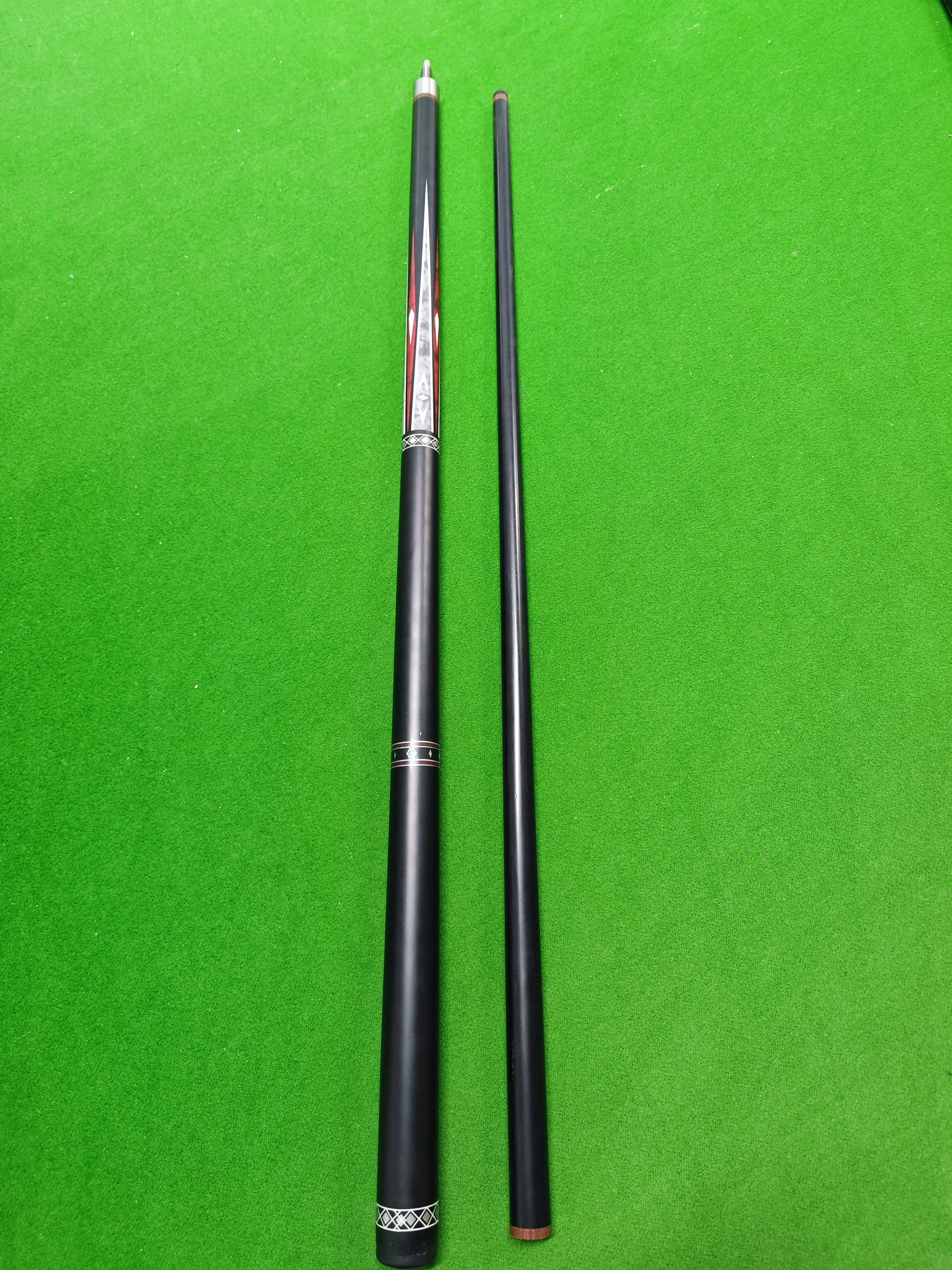 Ronsen professional highly accurate graphite carbon fiber cue 12mm tips billiards snooker pool cues stick 58' length